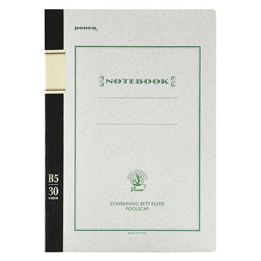 Foolscap Notebook/ B5: Green