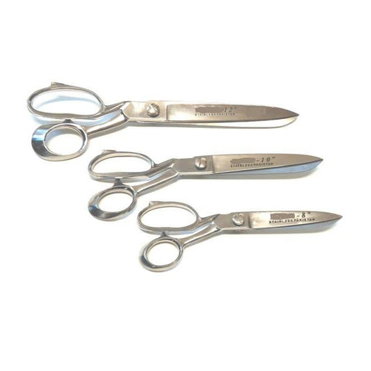 8", 10" and 12" Professional Tailor Sewing Shears Scissors 3pcs Stainless Steel
