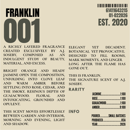 Franklin 001 Candle